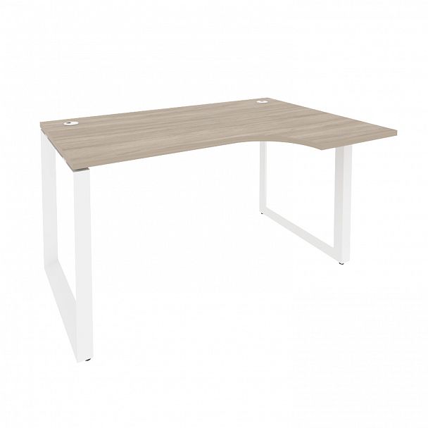Стол эргономичный "Onix" O.MO-SA-2 дуб аттик/белый - Вид 1