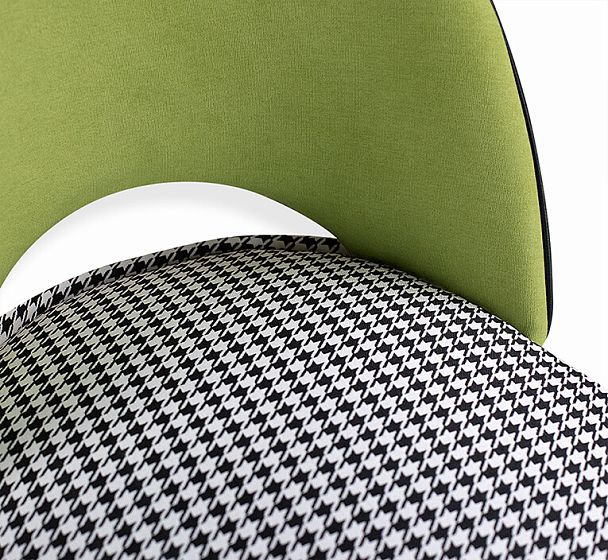 Стул барный Sheffilton SHT-ST34-3/S94 оливковый/гусиная лапка/прозрачный лак/черный - Вид 6