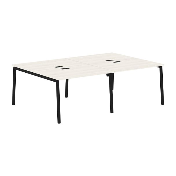 Стол 4-х местный ELWST 2316 Ясень Траун/Черный 2326х1606х750 EDIS - Вид 1