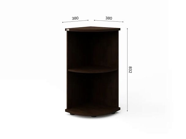 UNITY РШ-14 ВЕНГЕ Стеллаж открытый Прямой 380х380х832 - Вид 3