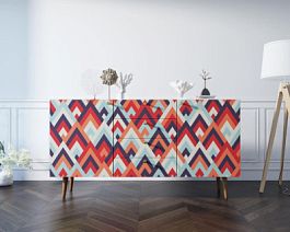 Комод Berber с ящиками 2 принт арт BB14/Print_02 - Фото предпросмотра