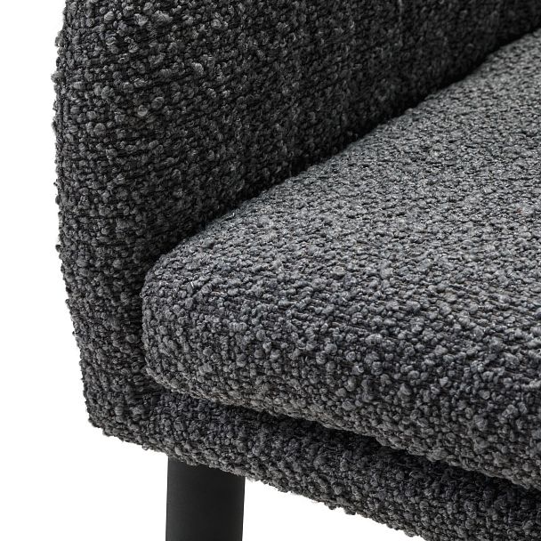 Стул Olaf темно-серый/черный - Вид 6