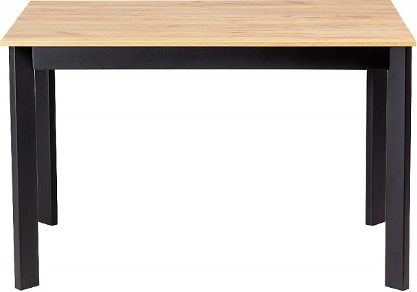 Стол деревянный кухонный раскладной Стил 110(150)*70 Дуб Крафт золотой/Черный - Вид 2
