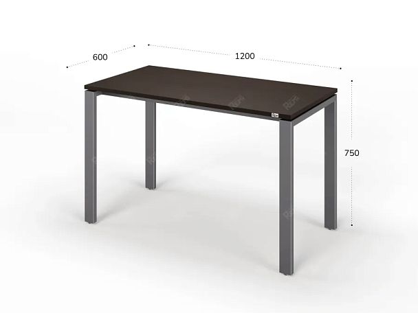 ЛАЙТ / LIGHT RLG015-12x6 Прямоугольный стол 120x60x75 Венге - Вид 2