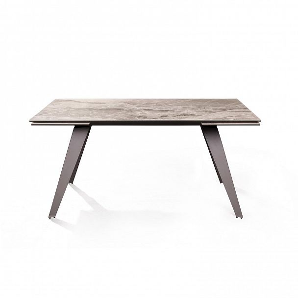 Стол раскладной Grant (160+80), мрамор испанская керамика светлый - Вид 2