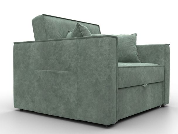 Кресло-кровать Лига-104 (80) Велюр зеленый - Вид 3