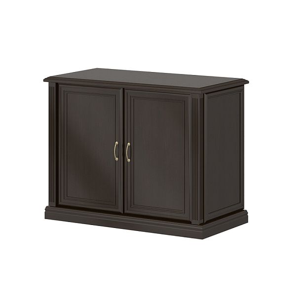 Греденция "Версаль"  ПК-ВР-ТМ105Х55Ш-В1-974 темный орех - Вид 1