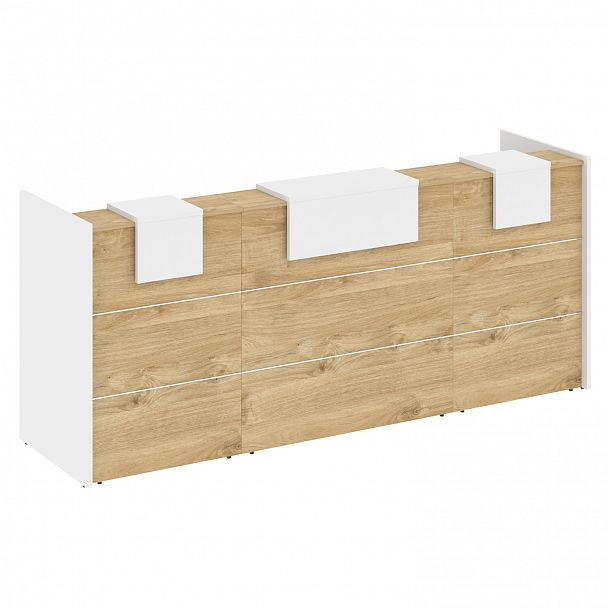 Ресепшн "Onix" O.R-K-16 тиквуд светлый/белый - Вид 2