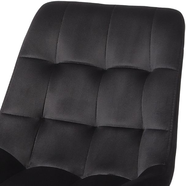 Полубарный поворотный стул Эйден, черный H-75/белый - Вид 7