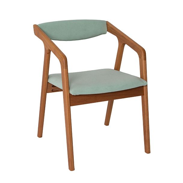 Полукресло Fendi, велюр Teddy 337, бук под лак - Вид 2