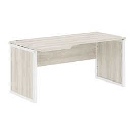 Стол эргономичный XQPCET 169(L) Сосна Эдмонт/Белый 1600х900х750 XTEN-QP - Фото предпросмотра
