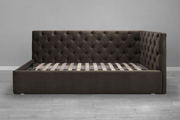 Кровать «Оливия» коричневая - Вид 2