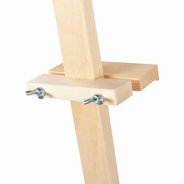 Мольберт напольный из липы "Лира", 67х162х48 см, высота холста до 100 см, BRAUBERG ART DEBUT, 192337 - Вид 9