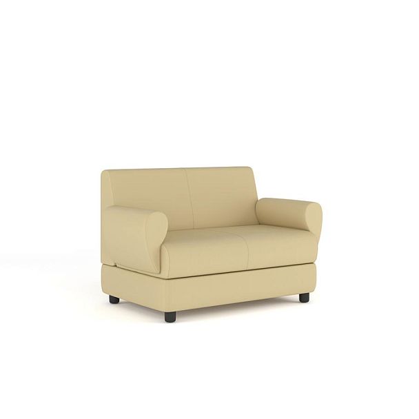 Диван 2-местный Матрикс экокожа бежевая CN1123 - Вид 1