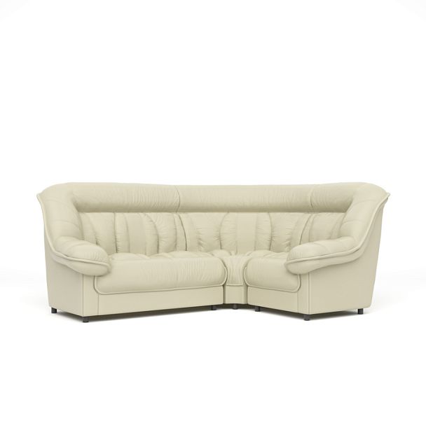 Диван угловой 2У1 Эдельвейс Ed/2y1/cn1112 бежевый - Вид 1