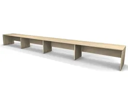 EUROPE/ЕВРОПА RE012-712х80 Односторонняя станция 7120x800x750 Акация светлый - Фото предпросмотра