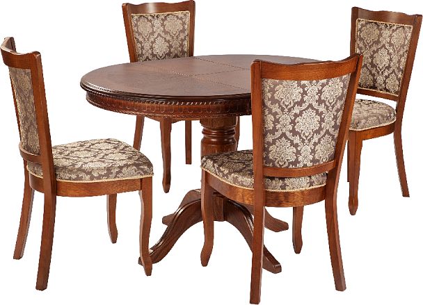 Кресло деревянное с подлокотниками Лорель Миланский орех - Вид 9