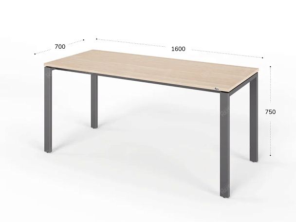 ЛАЙТ / LIGHT RLG014-16x7 Прямоугольный стол 160x70x75 Дуб Сонома - Вид 2