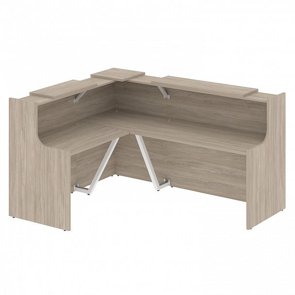 Ресепшн Г-образный "Onix" O.R-K-28 дуб аттик - Вид 1