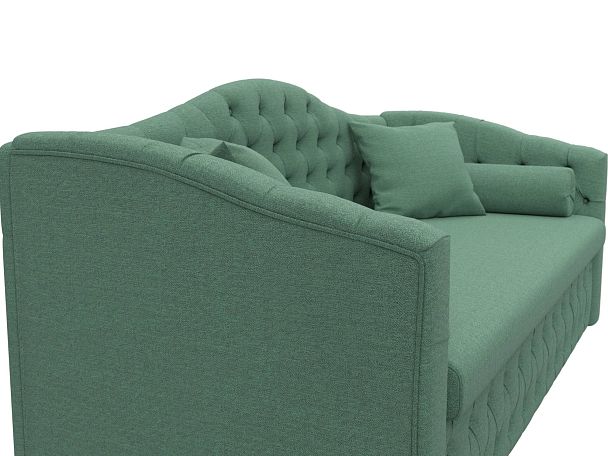 Диван детский прямой Мечта Рогожка зеленый - Вид 4