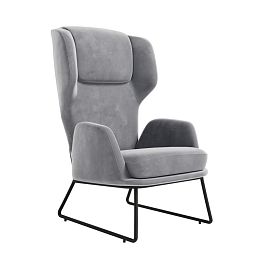 Кресло Pronto PRNT-01 Velutto 12/Металл Черный 680*760*1090 - Фото предпросмотра