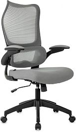 Кресло эргономичное Бюрократ Sigma 1 серый сетка/ткань крестов. пластик - Фото предпросмотра