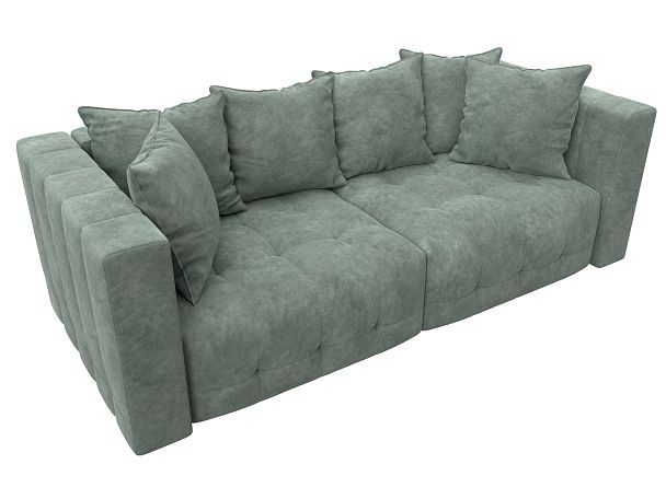 Диван прямой Лига-052 НПБ Велюр зеленый - Вид 6