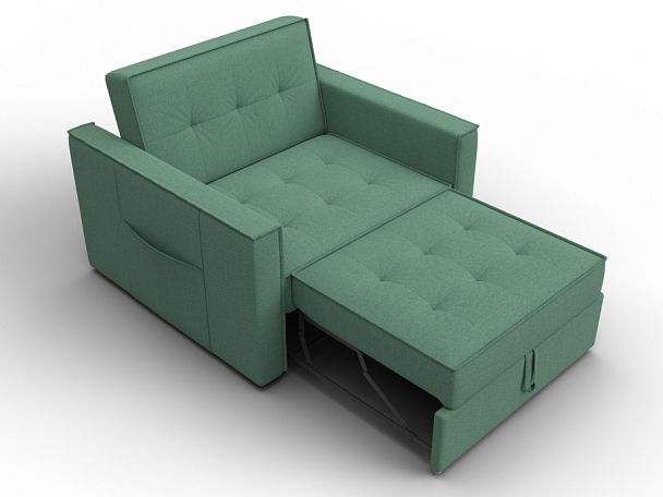 Кресло-кровать Лига-104 (80) Рогожка зеленый - Вид 7