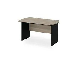 БЕРЛИН / BERLIN Стол симметричный 1400х850х740 Шорвуд/Черный - Фото предпросмотра