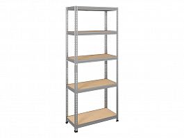 Стеллаж SBL 180KD/75x35/5 оцинкованный - Фото предпросмотра