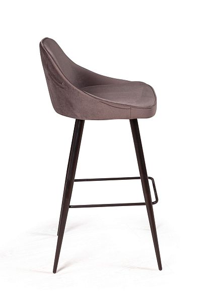 Стул барный Neo, бархат коричневый 12 - Вид 3