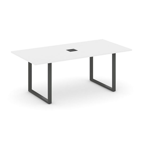 Style Project Direct Direct Стол переговорный SN-6O.SPRG-198 Белый/Металл Антрацит 1980*980*750 - Вид 1