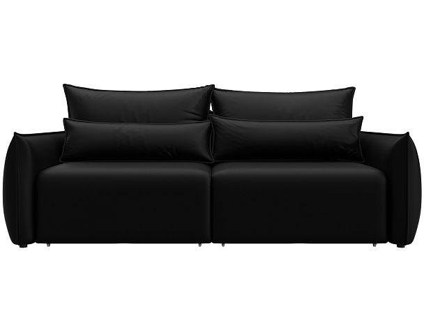 Диван прямой Лига-051 НПБ Экокожа черный - Вид 2