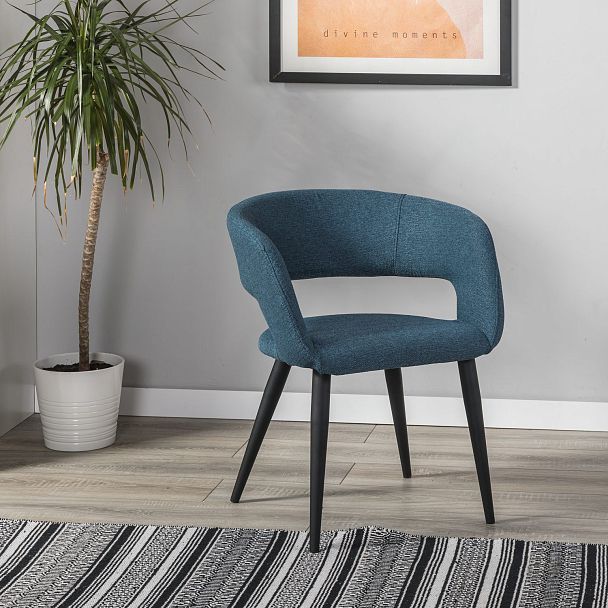 Кресло Hugs синий/черный - Вид 8