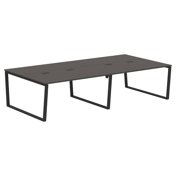 Конференц стол EVCT 3116 Мокко/Черный 3126х1606х750 EDIS - Вид 1