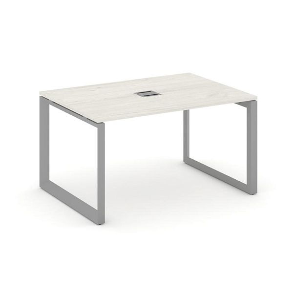Style Project Next Стол переговорный SN-59O.SPRG-001 Дуб Наварра/Металл Серый 980*980*750 - Вид 1