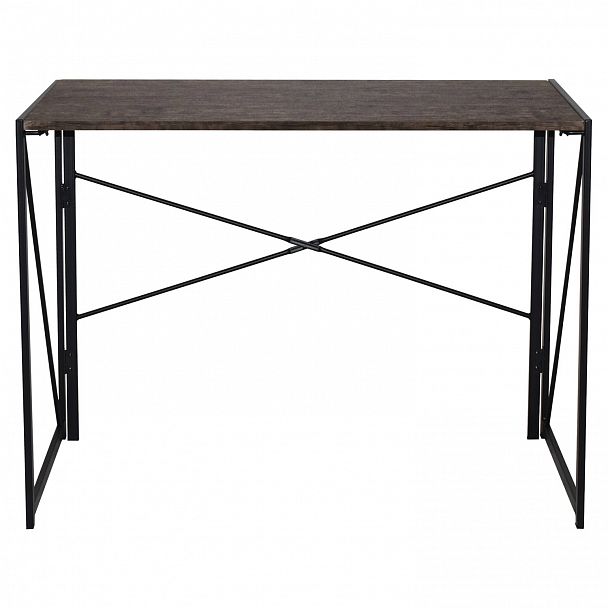 Стол на металлокаркасе BRABIX "LOFT CD-002", 1000х500х750 мм, складной, цвет морёный дуб, 641212 - Вид 4