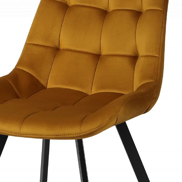 Комплект стульев поворотных Эйден М, Confetti chai tea/черный, 4 шт. - Вид 7