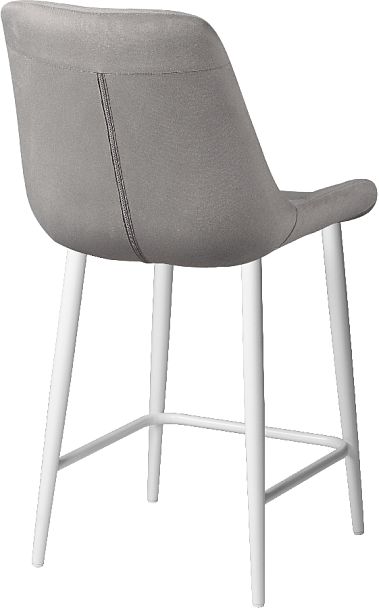 Комплект полубарных поворотных стульев Эйден, Confetti silver/белый, 2 шт. - Вид 5