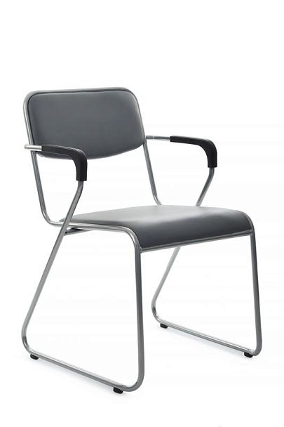 Кресло Nix Plus RCH OMKL-03 Серый/Металл окрашенный Хром - Вид 1