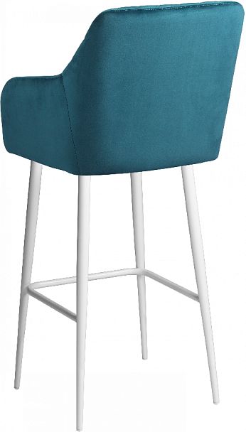 Комплект барных поворотных кресел Барли К, Confetti izumrud/белый, 2 шт. - Вид 6