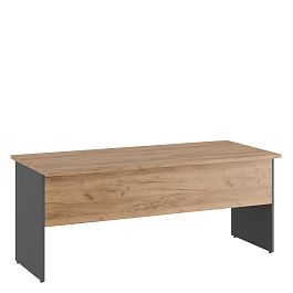 Стол письменный Tess 180x80x75 дуб крафт золотой - Фото предпросмотра