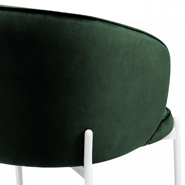 Комплект кухонных стульев Миэль зеленый велюр/белый, 4 шт. - Вид 9