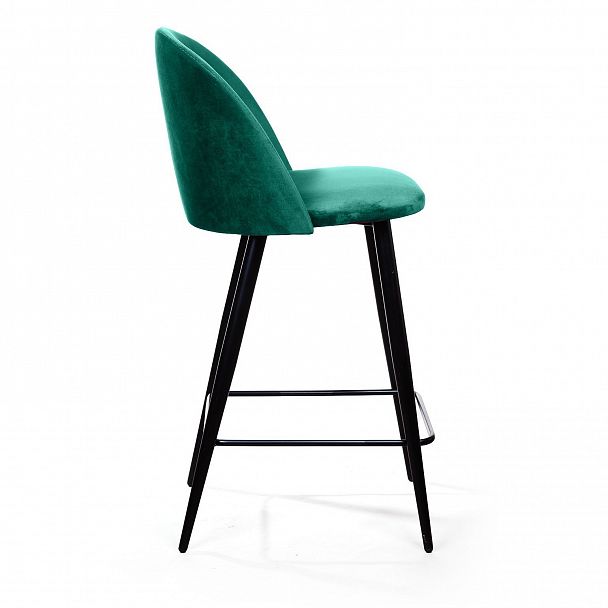 Cтул полубарный Thomas, бархат зелёный 19 - Вид 4