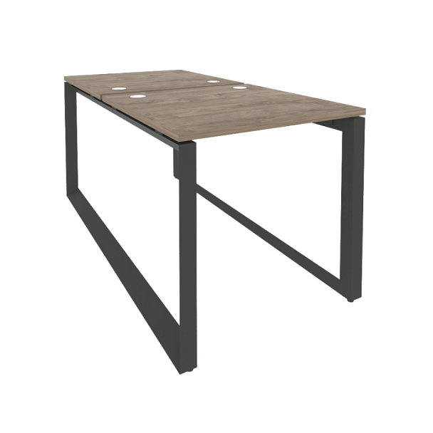 Onix Рабочая станция на О-образном м/к O.MO-D.RS-2.0.8 Тиквуд темный/Антрацит металл 780*1635*750 - Вид 1