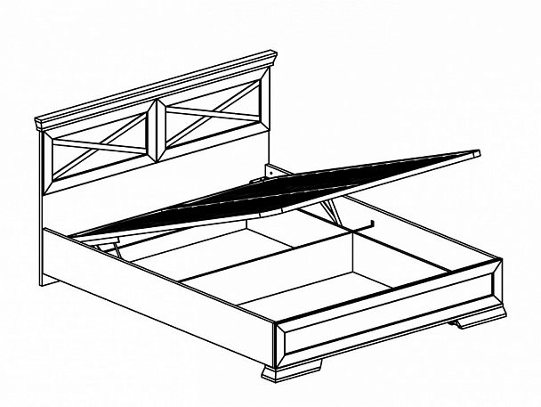 Кровать двуспальная Marselle  LOZ160 - Вид 2