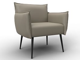 Кресло Лига-083 Экокожа бежевый - Фото предпросмотра