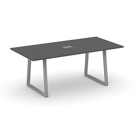 Style Project Direct Direct Стол переговорный SN-6T1.SPRG-198 Антрацит/Металл Серый 1980*980*750 - Фото предпросмотра