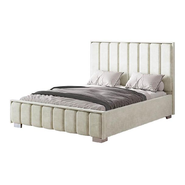 Кровать "Мирабель" КР-11 1,4м под подъемный механизм крем - Вид 1