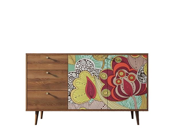 Комод Berber с двумя дверками и ящиками 6 принт арт BB05/Print_06 - Вид 1